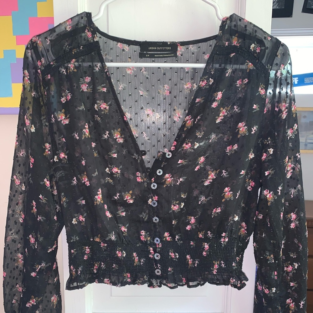 Urban Outfitters Mesh Blouse